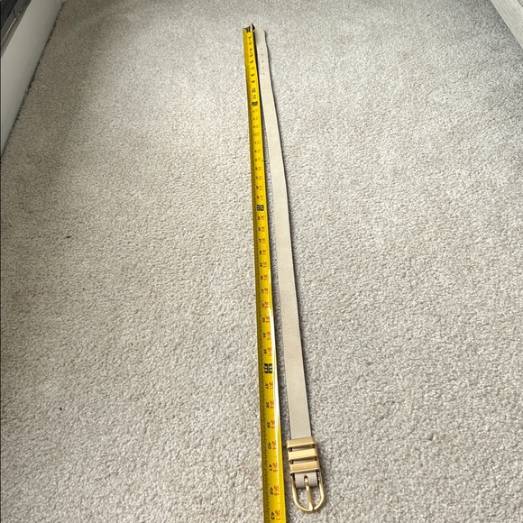 Rag and Bone Greige suede porto belt main image 11